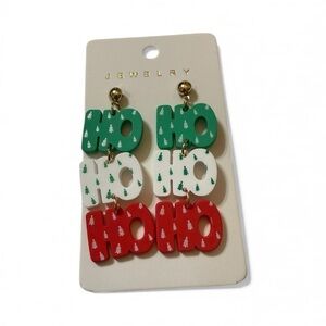 Ho Ho Ho Christmas Earrings